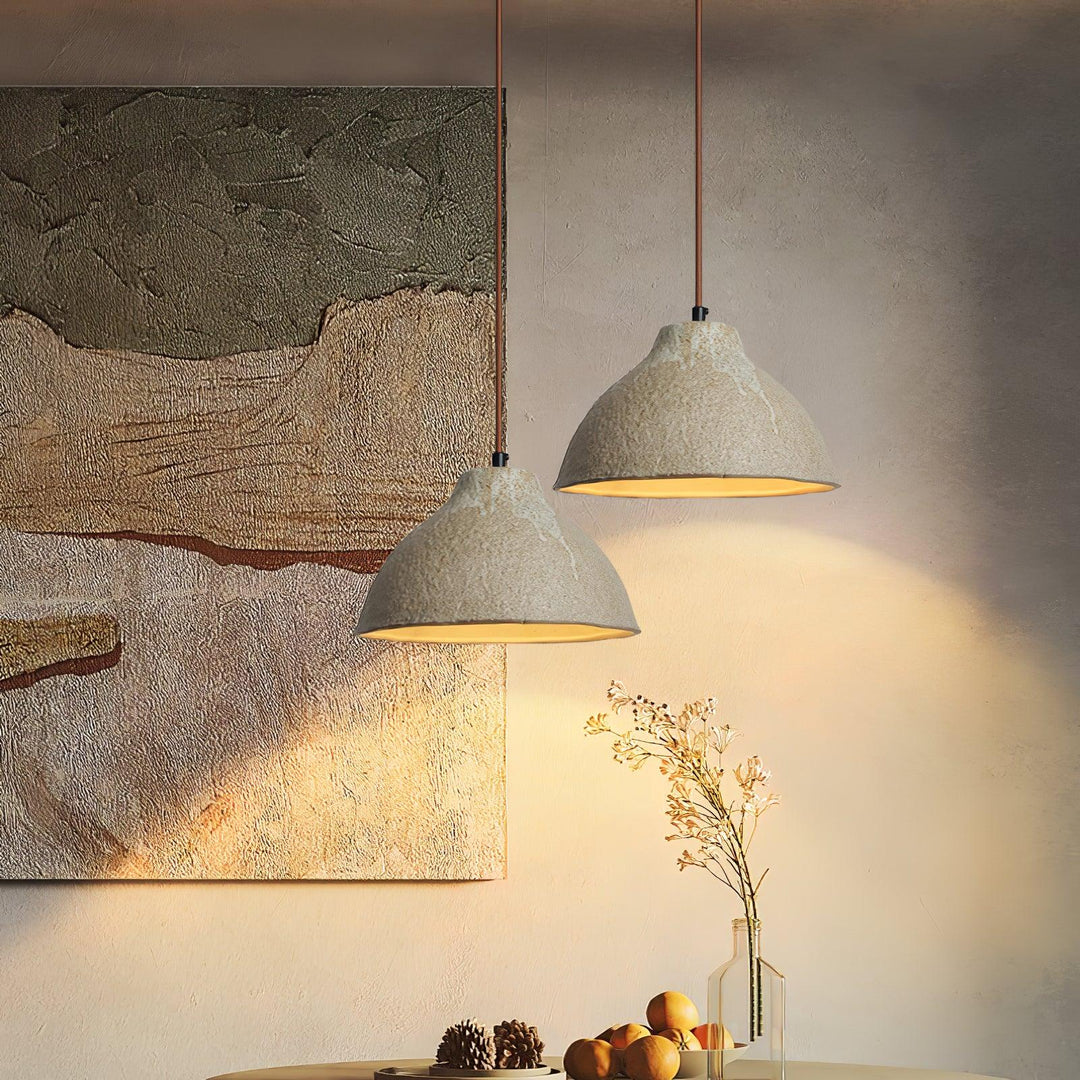 Maple Suspension en céramique texturée - Neutralighting