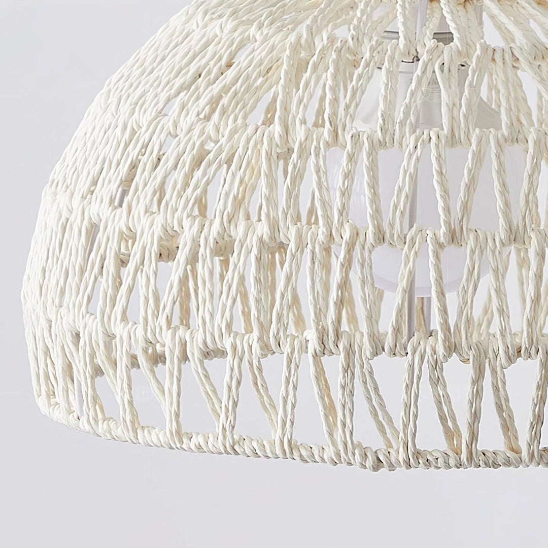 Calyran Lampe Pendante en Rotin et Bois - Neutralighting