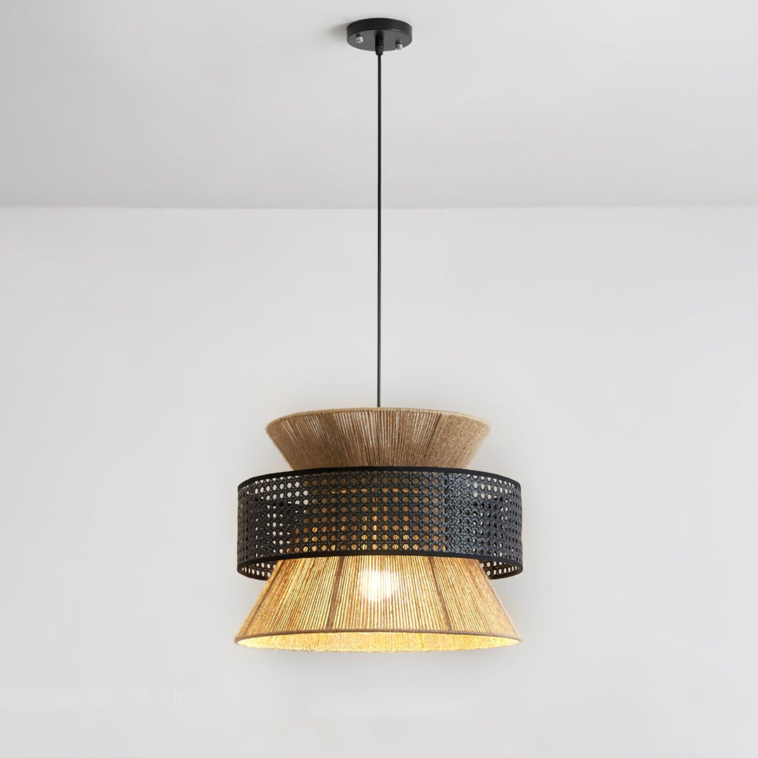 Aria Lampe Pendante Bambou Bohémienne - Neutralighting