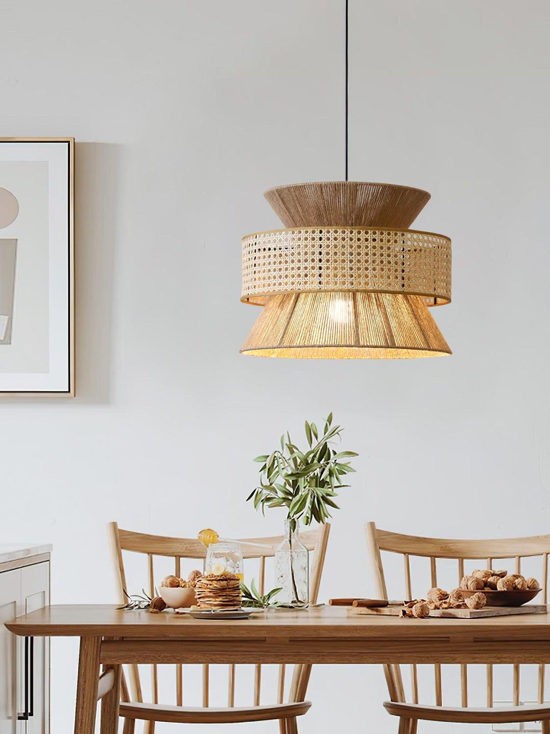 Aria Lampe Pendante Bambou Bohémienne - Neutralighting
