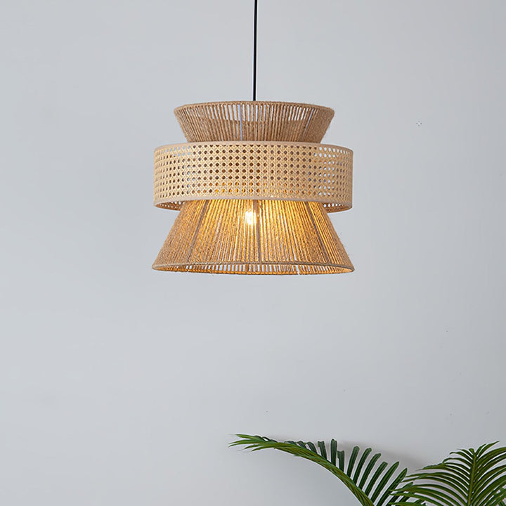 Aria Lampe Pendante Bambou Bohémienne - Neutralighting