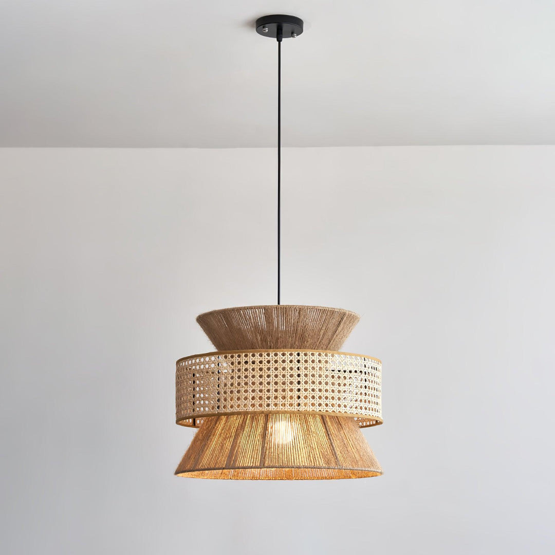 Aria Lampe Pendante Bambou Bohémienne - Neutralighting