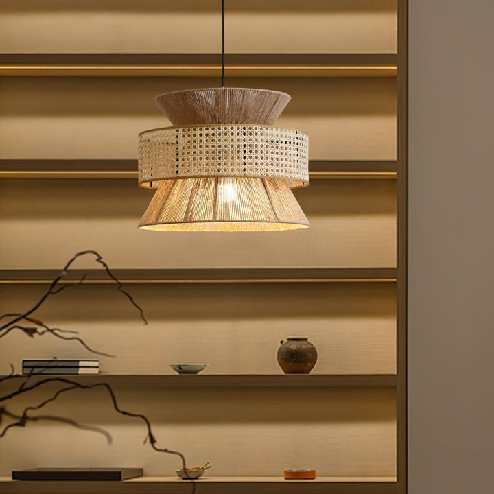 Aria Lampe Pendante Bambou Bohémienne - Neutralighting
