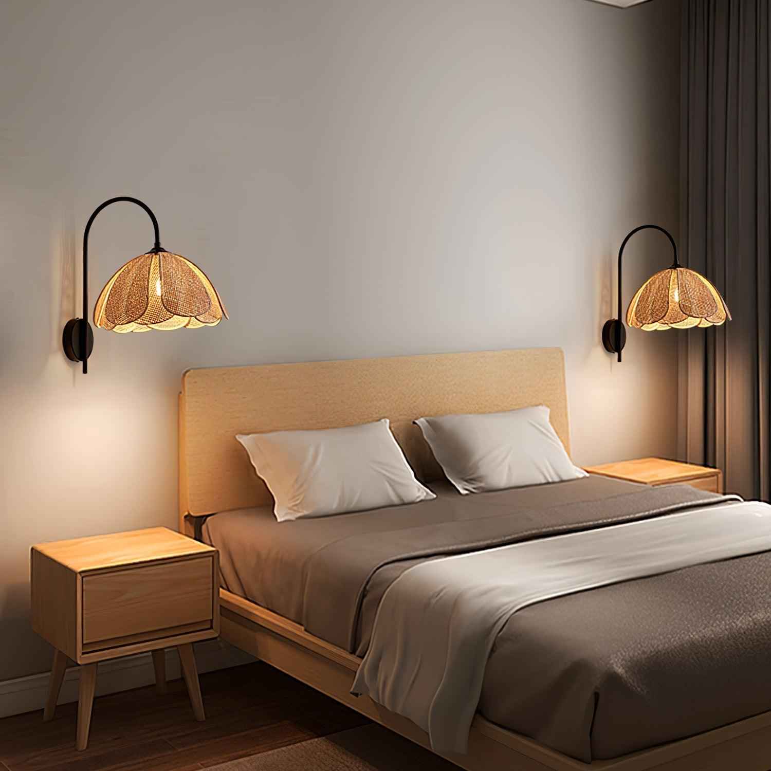 Zevelia Métal 30cm Noir LED