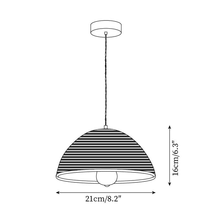 Suspension Rotin Ombre Corps Cône Forme Naturel Minimaliste - Neutralighting