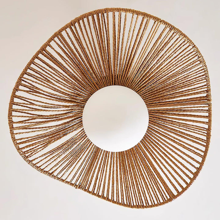 Fynora Lustra Plafonnier Semi-Encastré Tissé Élégant - Neutralighting