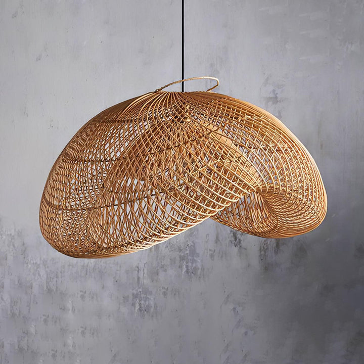 Juno Suspension style rustique en rotin - Neutralighting