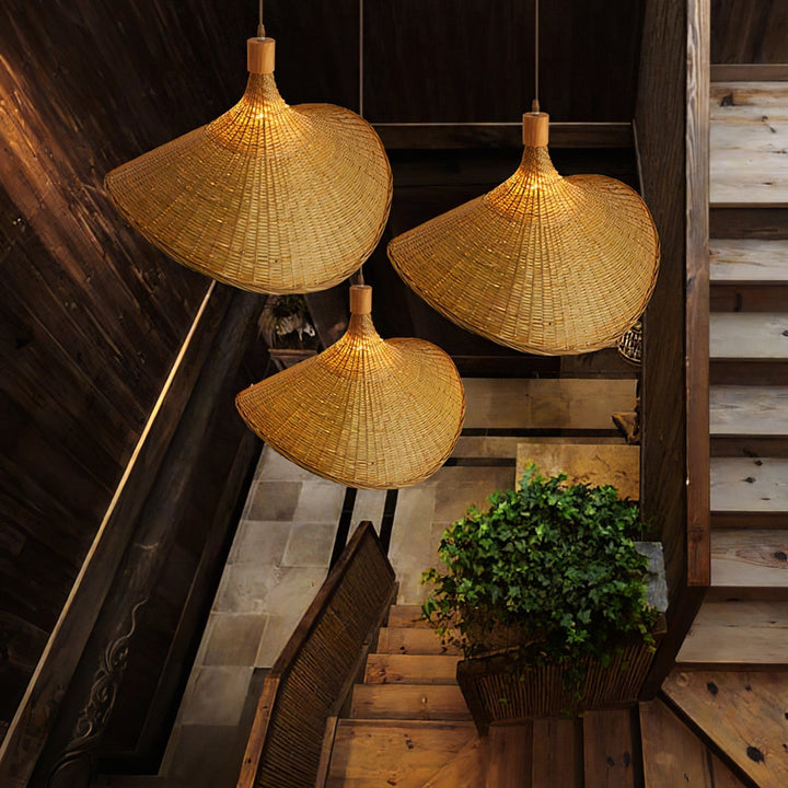 Marona Suspension Vintage en Rattan - Neutralighting