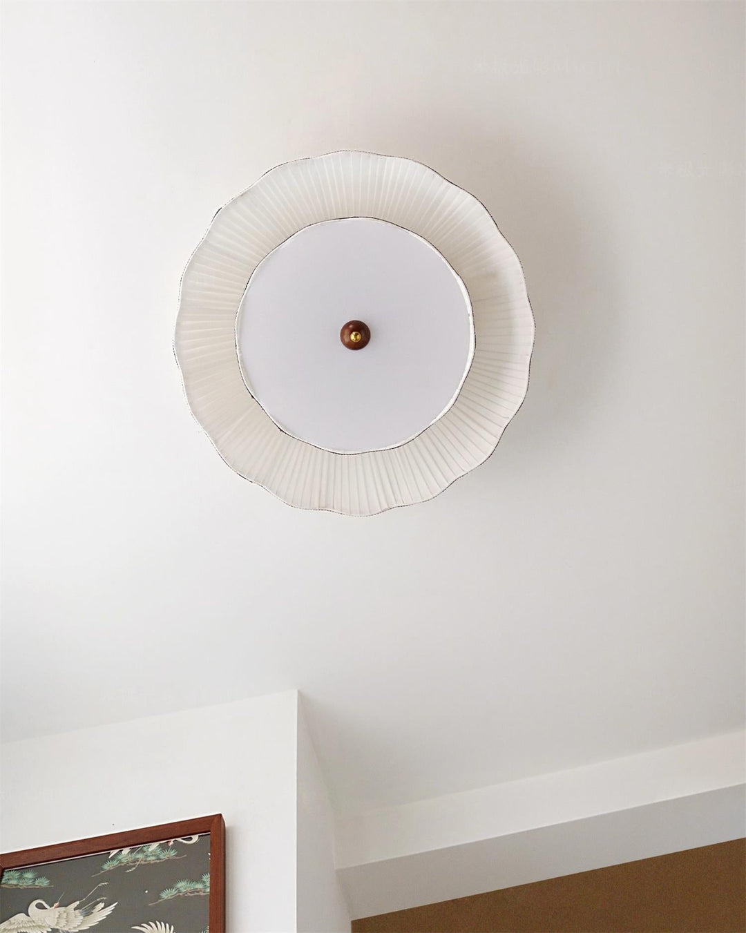 Ravelle Plafonnier Romantique Plissé - Neutralighting