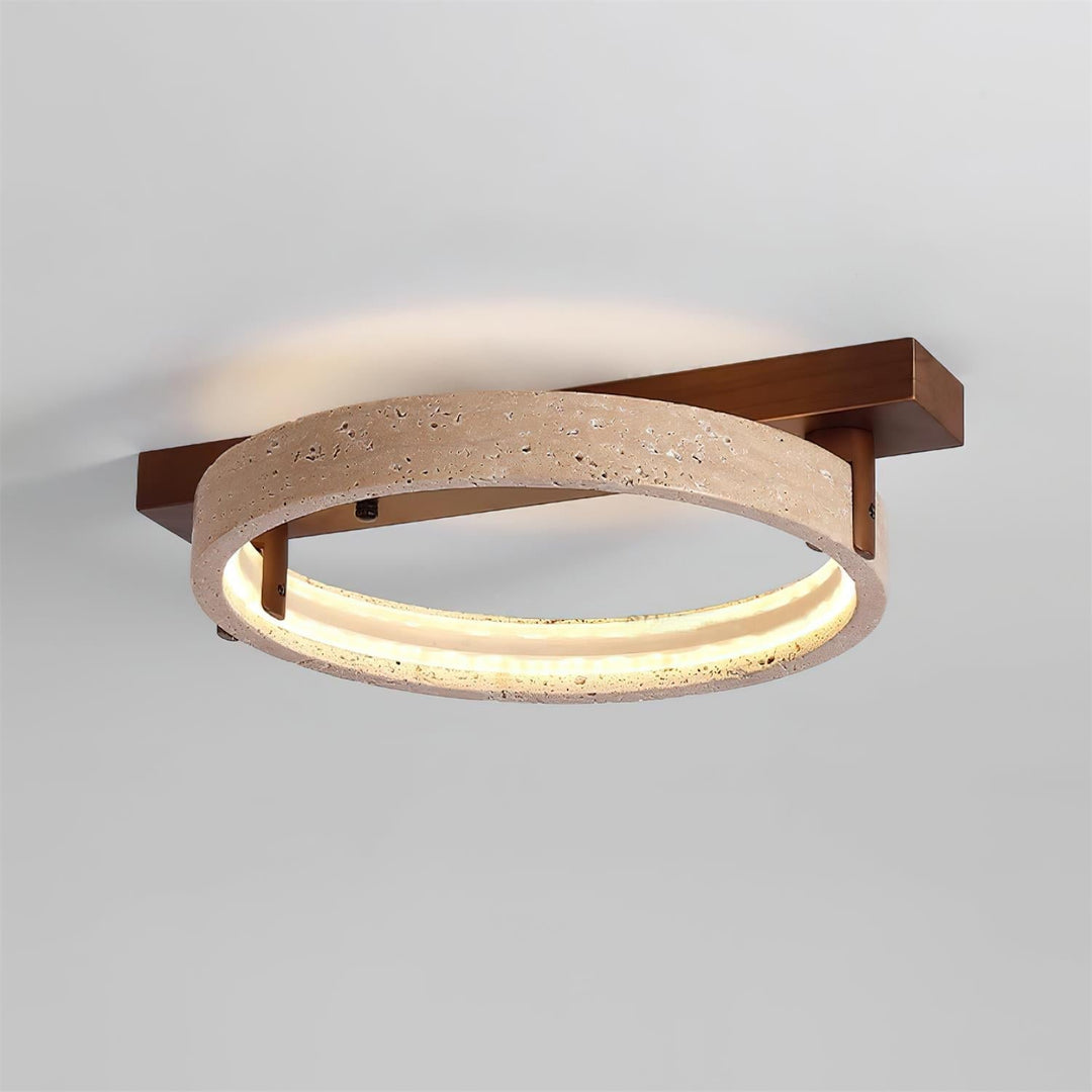 Ritta Lampe Plafonnier Travertin Naturel - Neutralighting