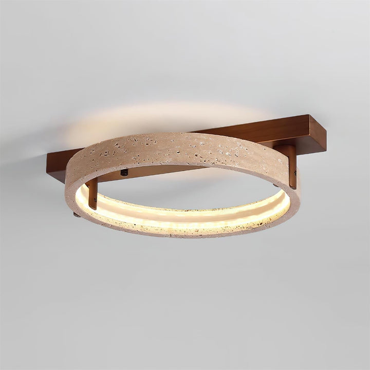 Ritta Lampe Plafonnier Travertin Naturel - Neutralighting
