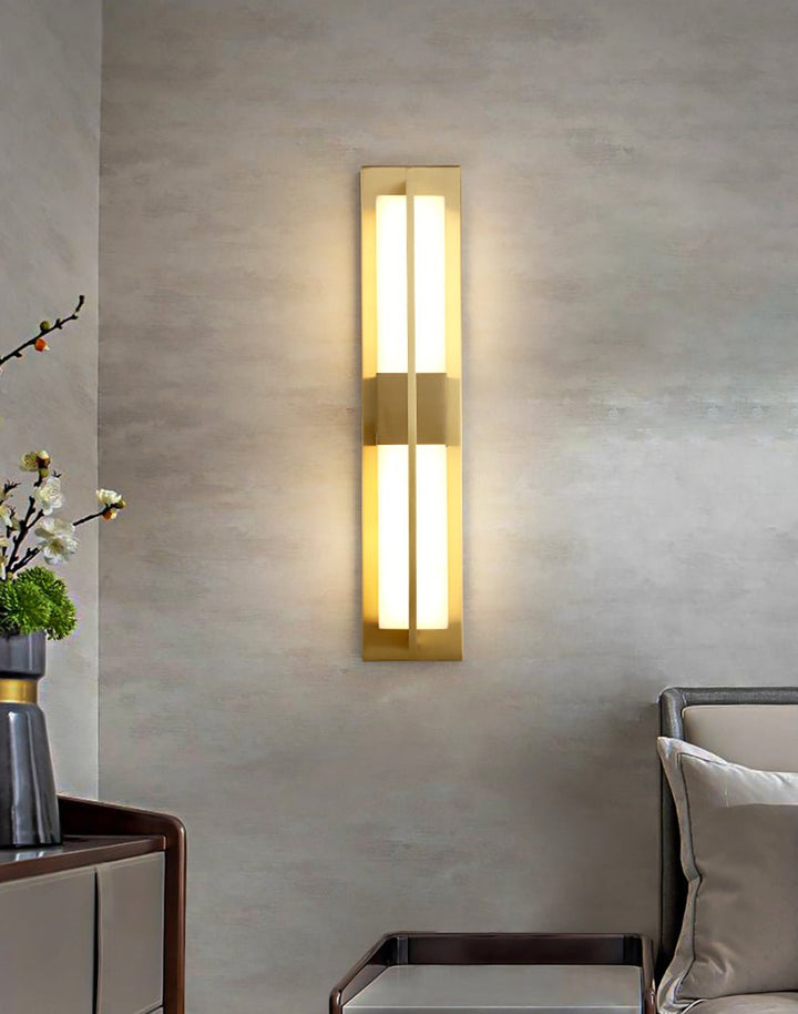 Caspian Applique Murale en Albâtre et Laiton - Neutralighting