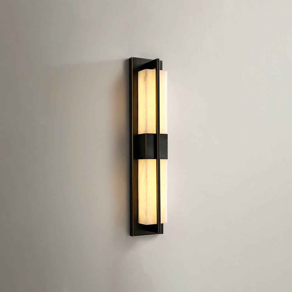 Caspian Laiton 12cm Noir LED