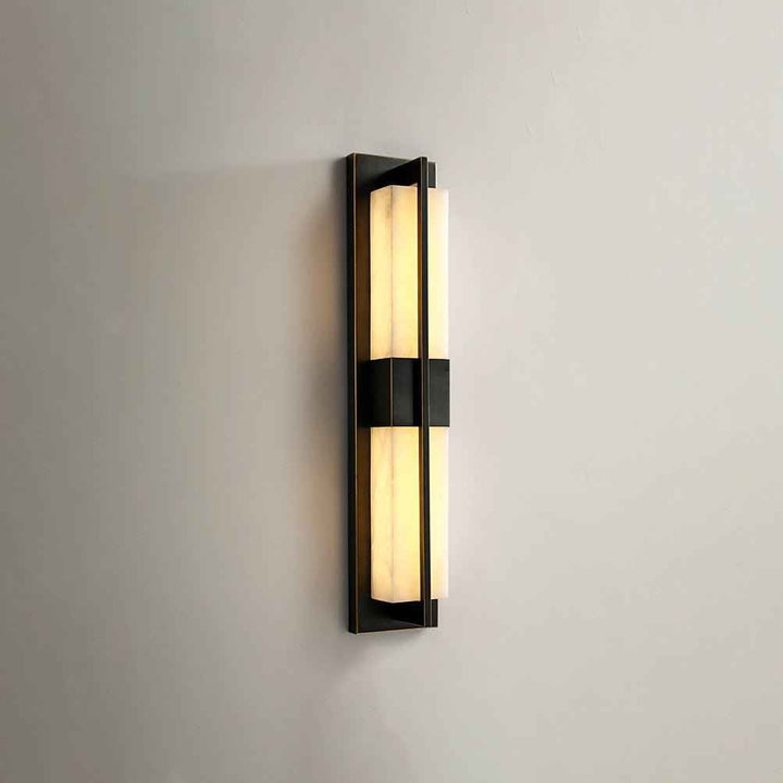 Caspian Laiton 12cm Noir LED