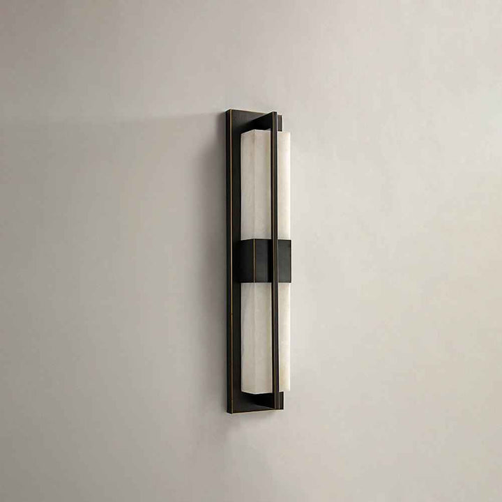 Caspian Laiton 12cm Noir LED