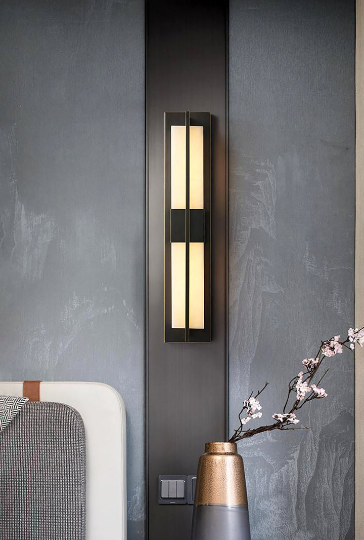 Caspian Applique Murale en Albâtre et Laiton - Neutralighting