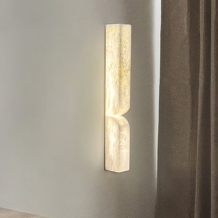 Lampe Murale Rectangulaire en Albâtre Moderne Minimaliste Lyvenisra - Neutralighting