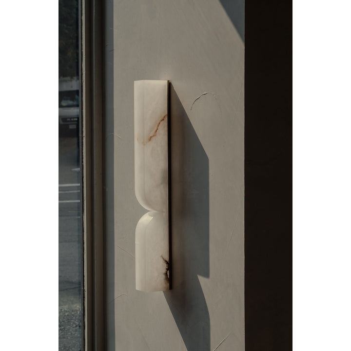 Lampe Murale Rectangulaire en Albâtre Moderne Minimaliste Lyvenisra - Neutralighting