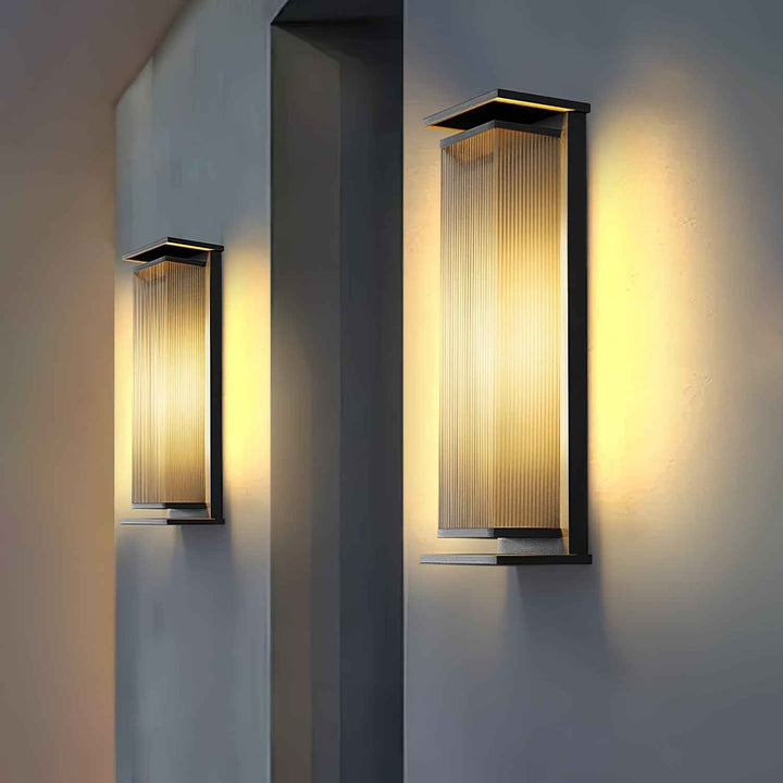Ilthaion Acier 16cm Noir LED