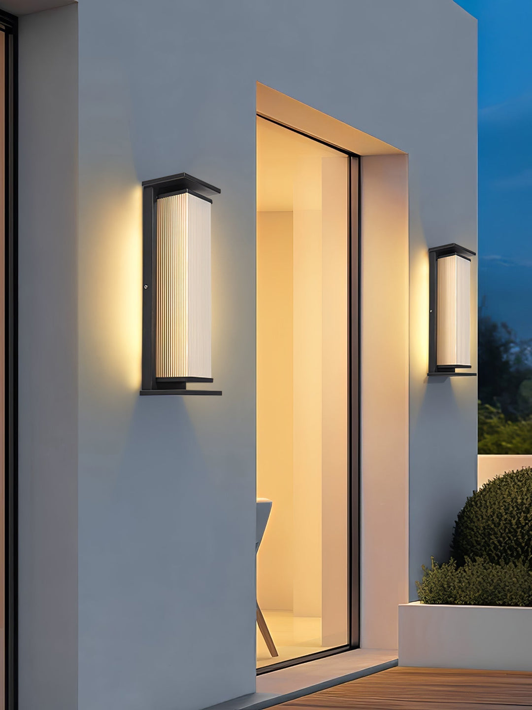 Cesilila Applique murale verticale en verre - Neutralighting
