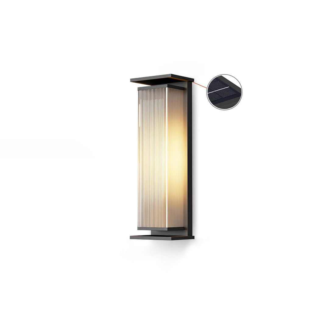 Cesilila Applique murale verticale en verre - Neutralighting