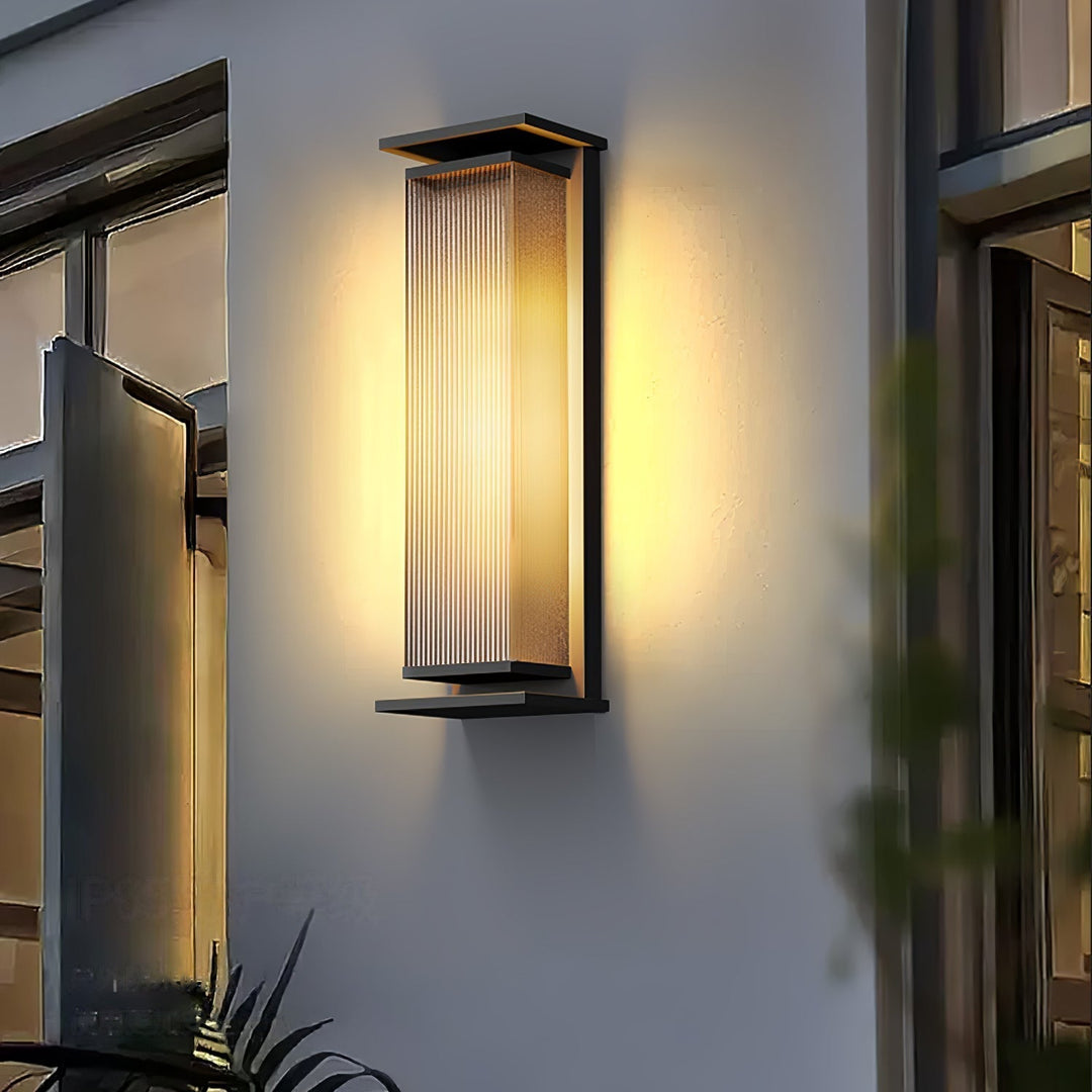 Cesilila Applique murale verticale en verre - Neutralighting