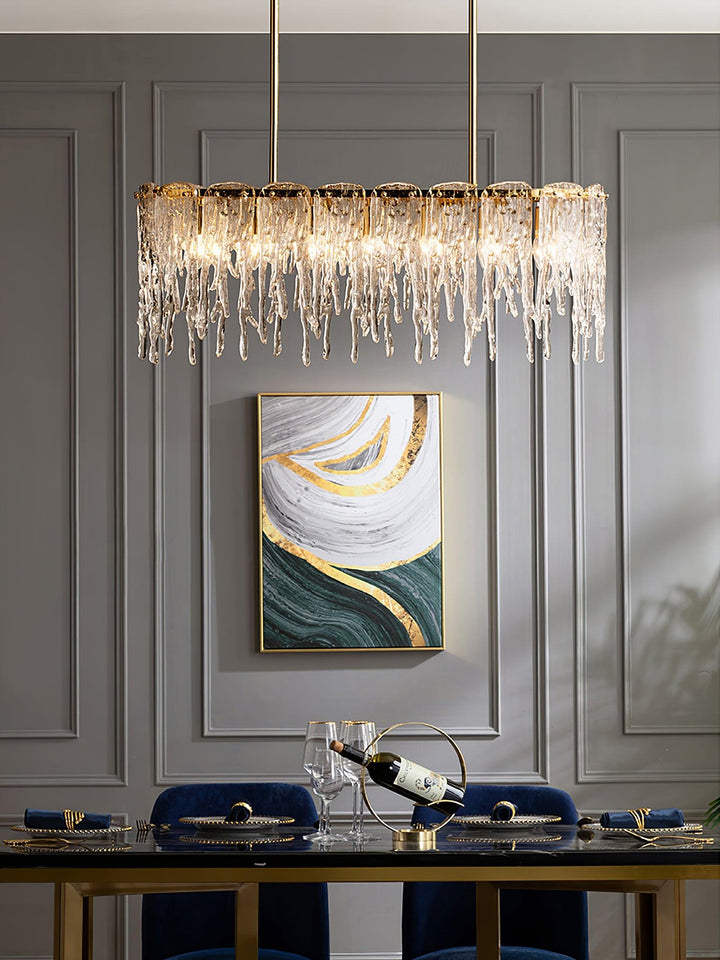 Cathaa Postmoderne Luxe Verre Crystal Lustre - Neutralighting