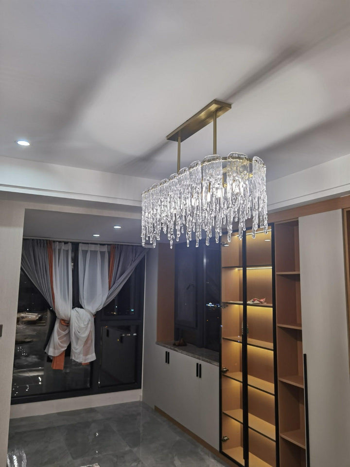 Cathaa Postmoderne Luxe Verre Crystal Lustre - Neutralighting