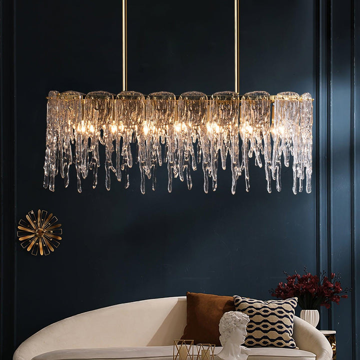 Cathaa Postmoderne Luxe Verre Crystal Lustre - Neutralighting