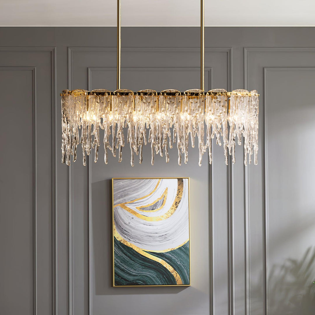 Cathaa Postmoderne Luxe Verre Crystal Lustre - Neutralighting