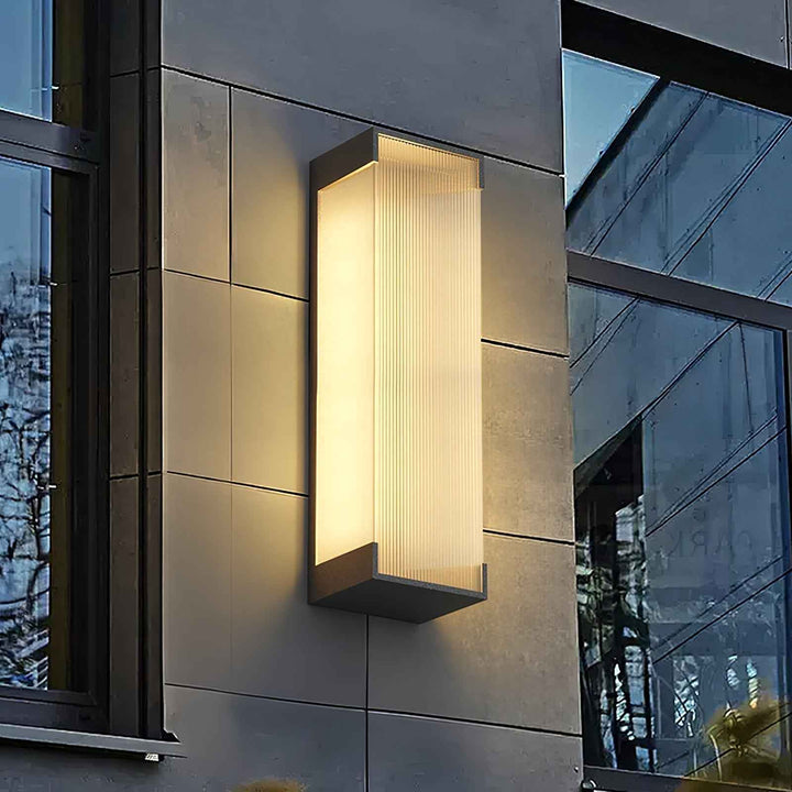 Ivela Acier 15cm Noir LED