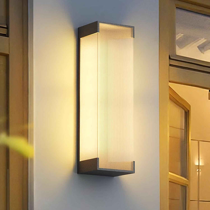 Ivela Acier 15cm Noir LED
