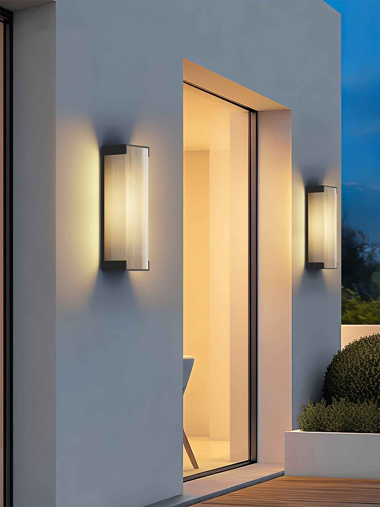 Ivela Acier 15cm Noir LED