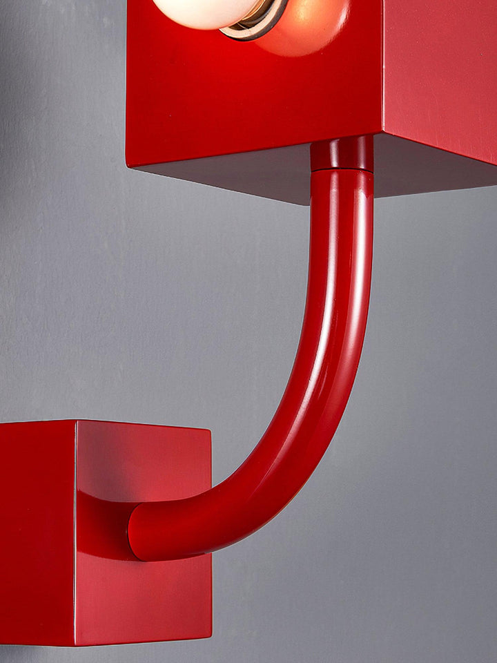 Alanna Applique Murale Créativité Individuelle Cube Rouge - Neutralighting