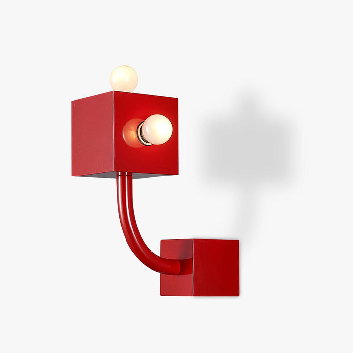 Alanna Applique Murale Créativité Individuelle Cube Rouge - Neutralighting