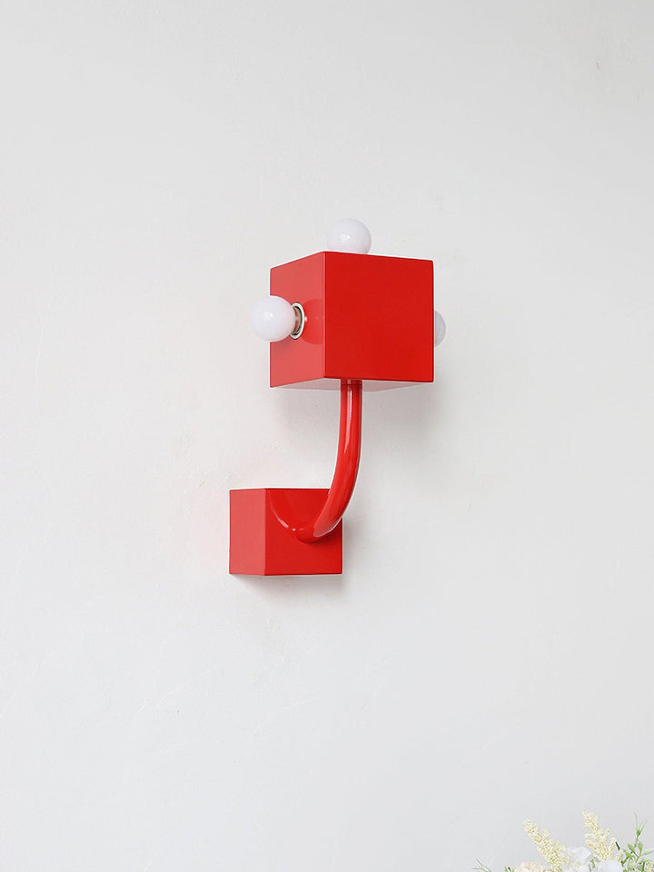 Alanna Applique Murale Créativité Individuelle Cube Rouge - Neutralighting
