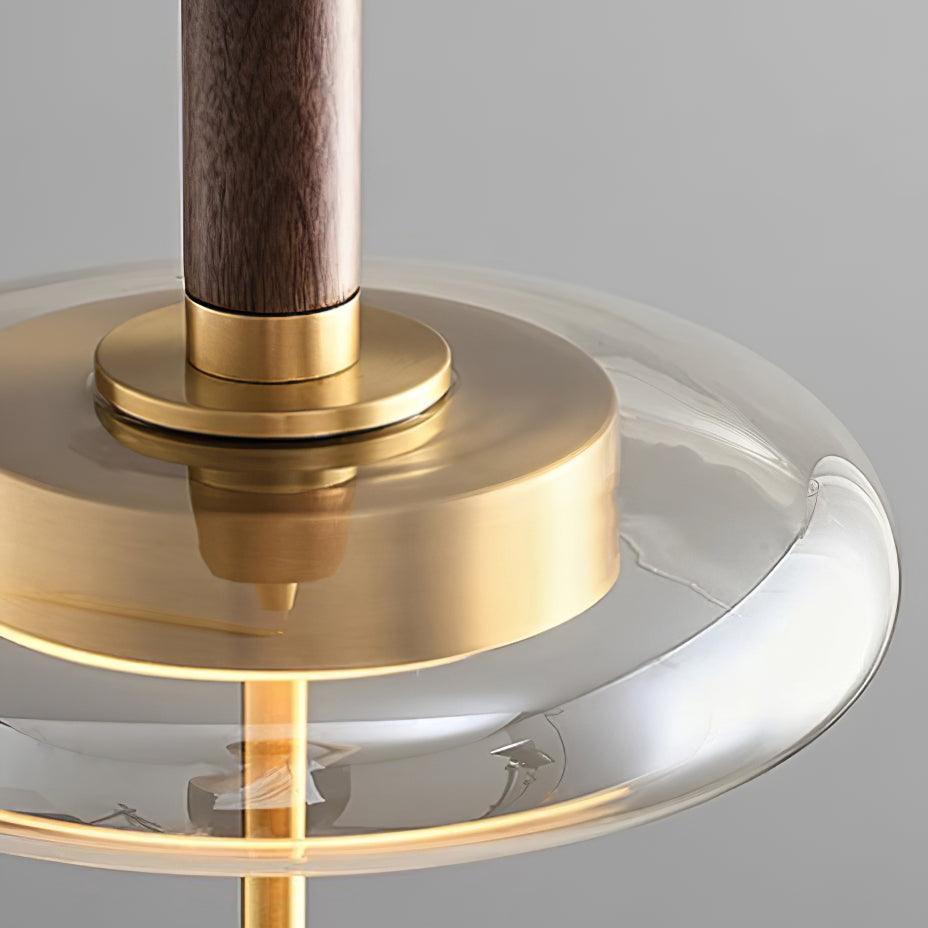 Redondo Suspension en Verre LED Halo à Disque - Neutralighting