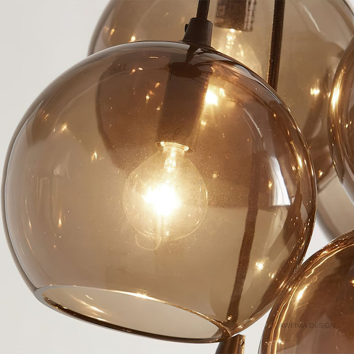 Ucaryra Suspension Moderne Minimaliste Verre Métal - Neutralighting