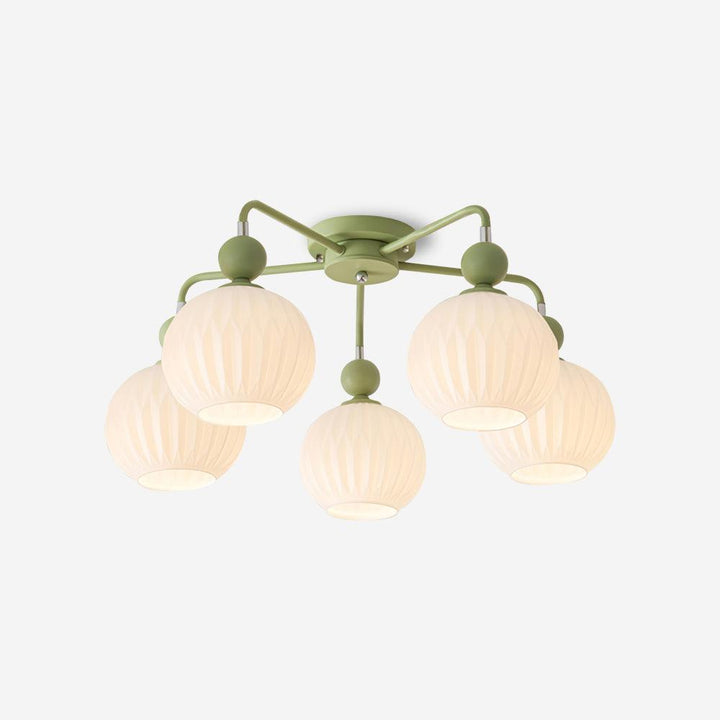 Tulip Plafonnier Blanc Fleur Verre Design - Neutralighting