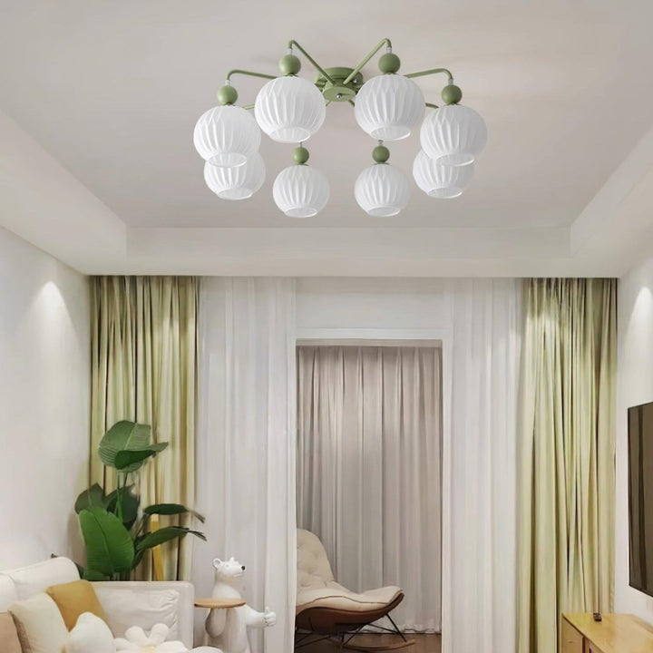 Tulip Plafonnier Blanc Fleur Verre Design - Neutralighting
