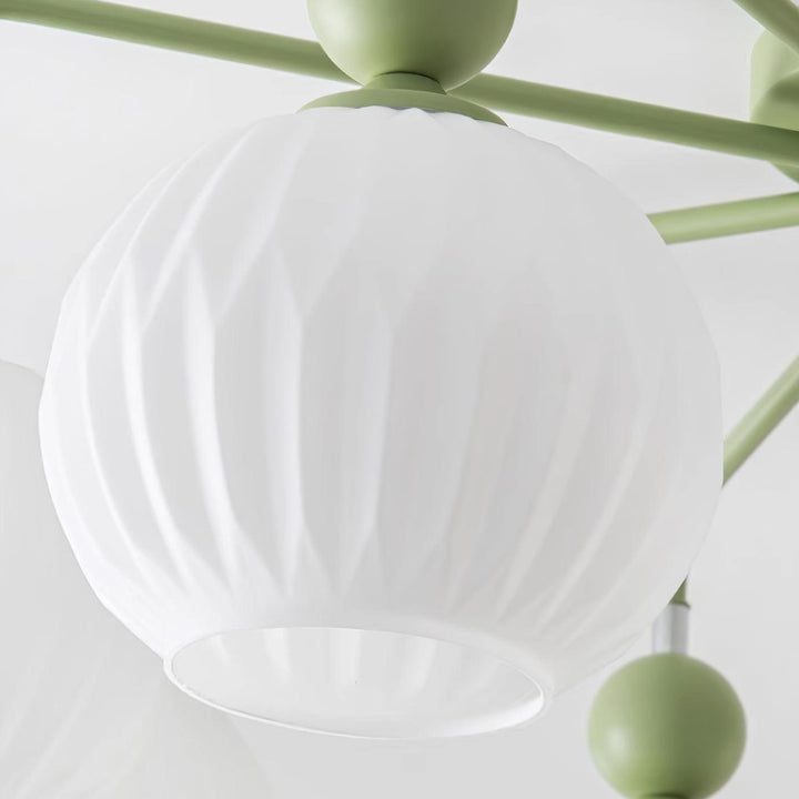 Tulip Plafonnier Blanc Fleur Verre Design - Neutralighting