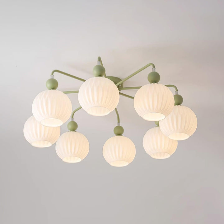 Tulip Plafonnier Blanc Fleur Verre Design - Neutralighting