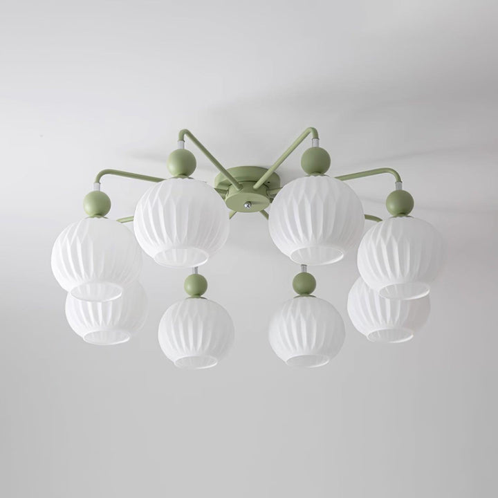 Tulip Plafonnier Blanc Fleur Verre Design - Neutralighting