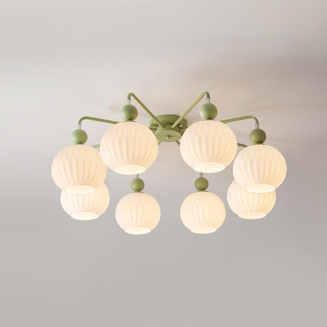 Tulip Plafonnier Blanc Fleur Verre Design - Neutralighting