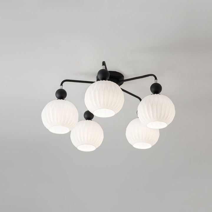 Tulip Plafonnier Blanc Fleur Verre Design - Neutralighting