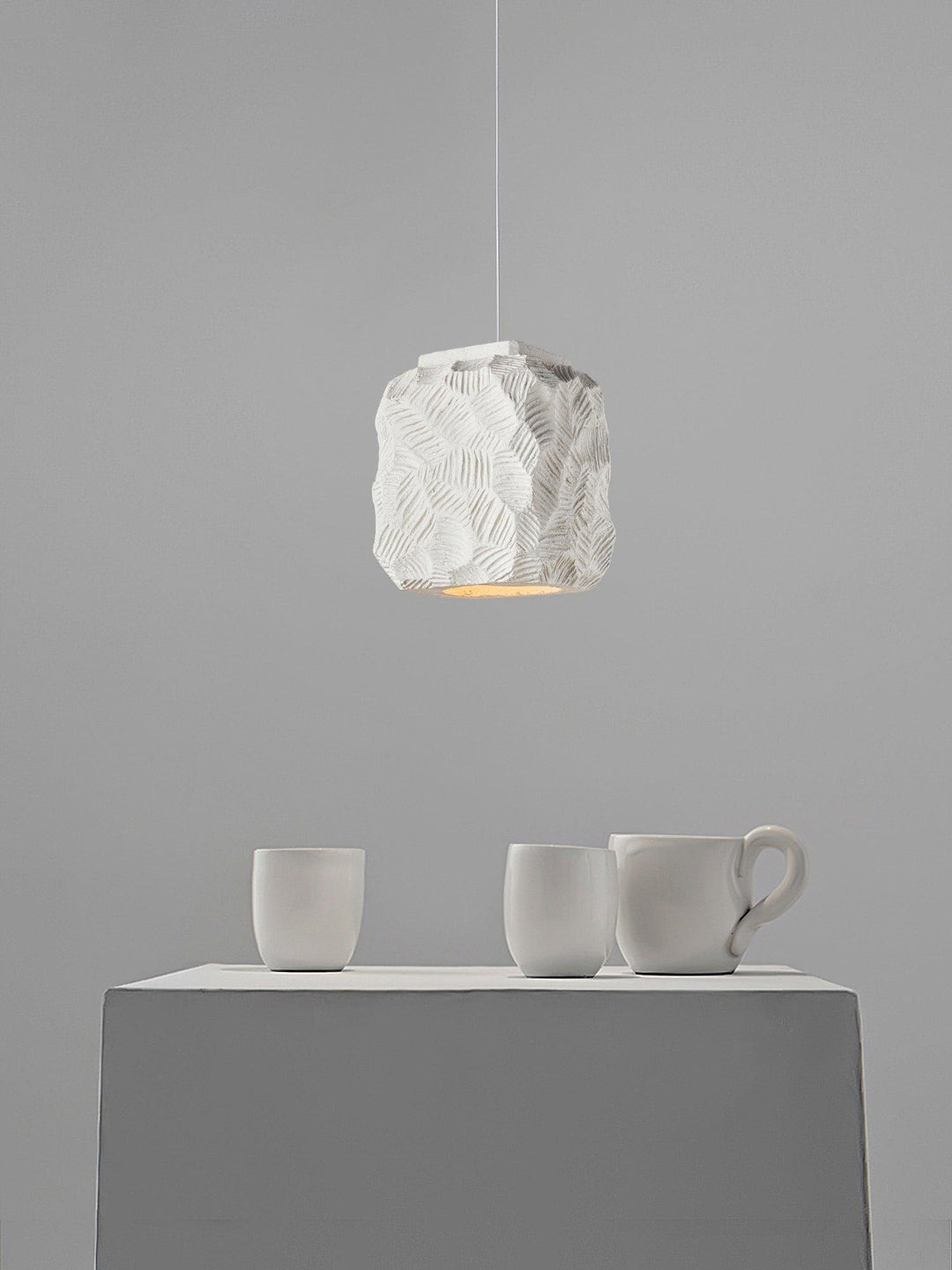 Olsilel Suspension en Résine Géométrique Créativité Individuelle - Neutralighting