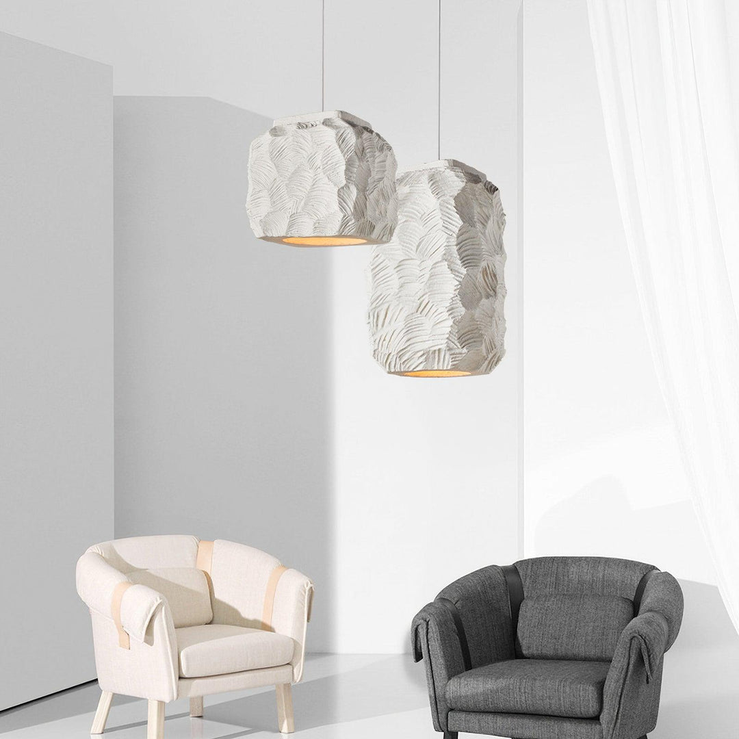 Olsilel Suspension en Résine Géométrique Créativité Individuelle - Neutralighting