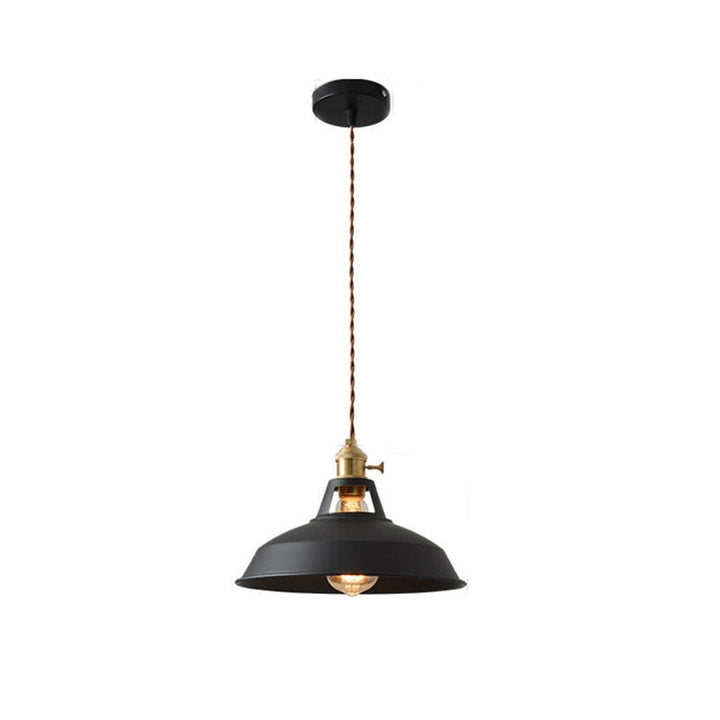 Jojo Lampe Suspension Luminaire Vintage. Métal. Noir/Blanc. Salle à Manger - Neutralighting