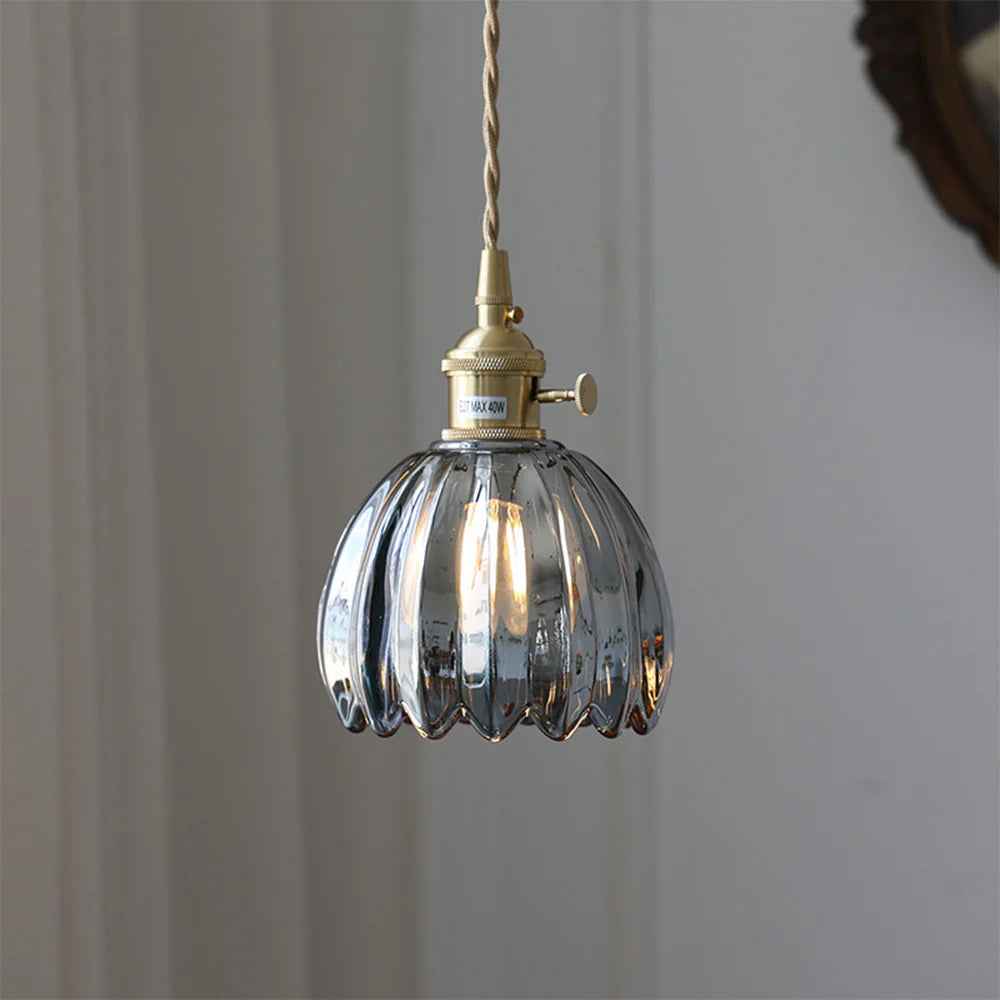 Valentina Rétro LED Suspension Verre Salon - Neutralighting