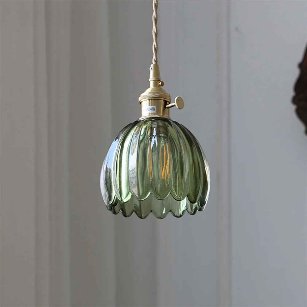 Valentina Rétro LED Suspension Verre Salon - Neutralighting